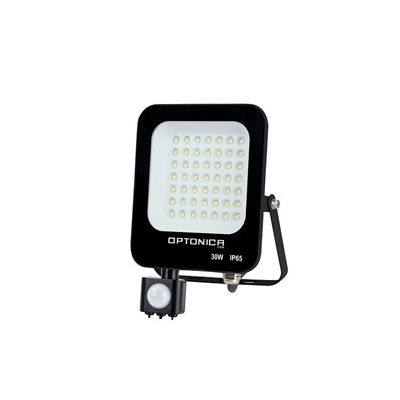 Projecteur LED avec Detecteur Noir 30W étanche IP65 2700lm Blanc Chaud 3000K
