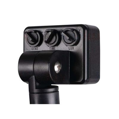 Projecteur LED à Détecteur 10W Noir étanche IP44 800lm (80W) - Blanc Naturel 4000K