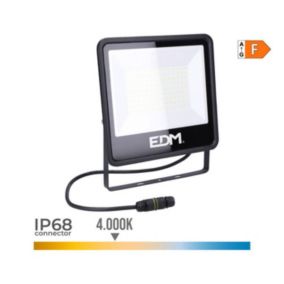 Projecteur LED - edm - 100W - 8200lm - 4000K - Noir