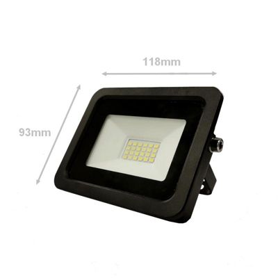 Projecteur LED Extérieur 20W IP65 Noir (Pack de 10) - Blanc Neutre 4000K - 5500K - SILAMP