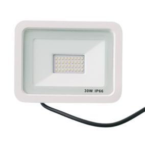 Projecteur LED Extérieur 30W IP66 BLANC - Blanc Froid 6000K - 8000K - SILAMP