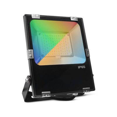 Projecteur LED Extérieur 30W RGB+CCT Noir IP65 3300lm 110