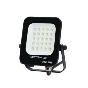 Projecteur LED Extérieur SMD 20W IP65 Noir - Blanc Chaud 2300K - 3500K - SILAMP