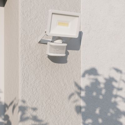 Projecteur LED extérieur détecteur de mouvement blanc IP65 1150lm 10W GoodHome, Lucan