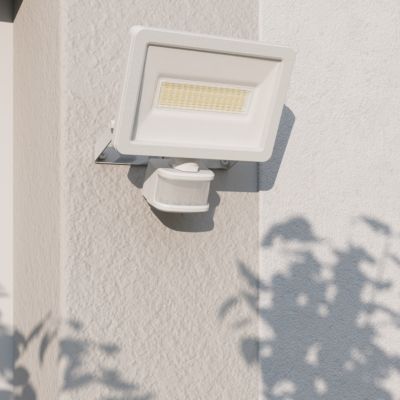 Projecteur LED extérieur détecteur de mouvement blanc IP65 3600lm 30W GoodHome, Lucan