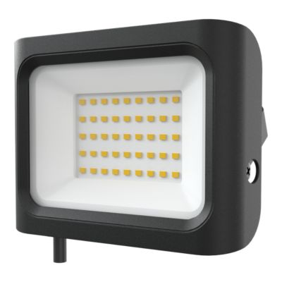 Projecteur LED extérieur noir 3000lm 30W IP65
