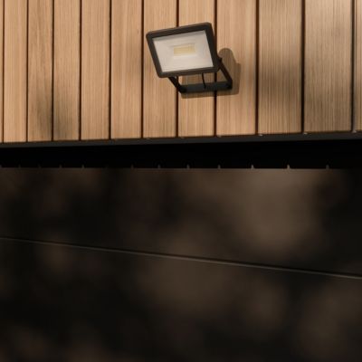 Projecteur LED extérieur noir IP65 1500lm 10W GoodHome, Lucan