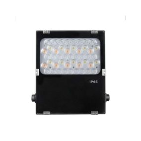 Projecteur LED Extra-Fin 50W 4000lm 230V Dimmable 25 220mm Radiofréquence étanche IP65 - RGB + CCT 2700K-6500K C06