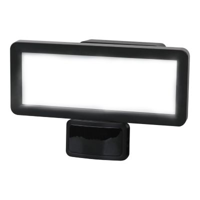 Projecteur LED intégrée extérieur Myko 20W variation de blancs et couleurs GoodHome noir
