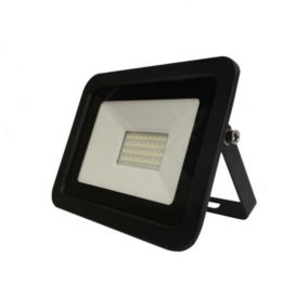 Projecteur LED Noir 30W Extérieur IP65 - Blanc Froid 6000K - 8000K - SILAMP