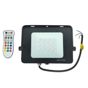 Projecteur LED RGB 50W Etanche IP65 Forte luminosité