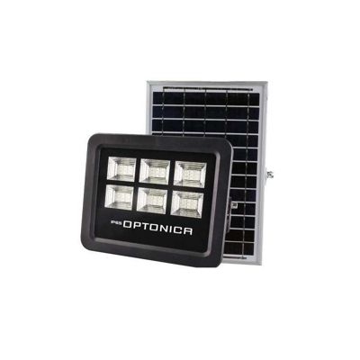 Projecteur LED Solaire Noir équivalent 150W 2900lm Blanc Jour 6000K