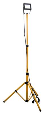 Projecteur LED sur trépied 1x 20W Jaune pour chantier - IP65 CE