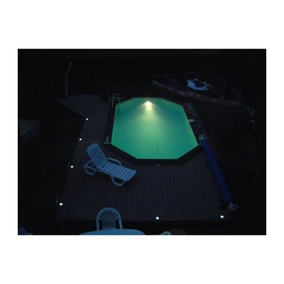 Projecteur piscine hors-sol Ubbink LED 350 O275mm éclairage blanc