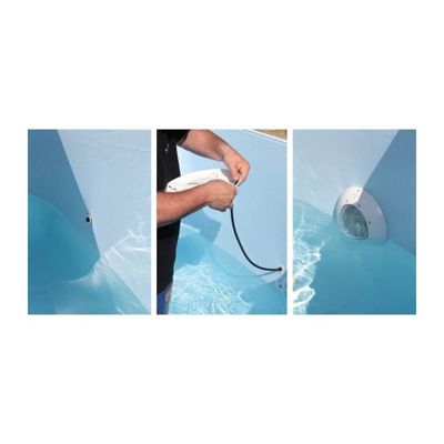 Projecteur piscine hors-sol Ubbink LED 350 O275mm éclairage blanc