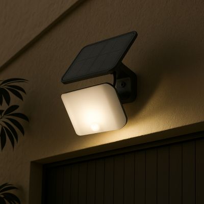 Projecteur Solaire avec Détecteur de Mouvement - 1000 Lumens - 3 Modes d'Éclairage 3000K-4000K-6000K - Groupe DDC