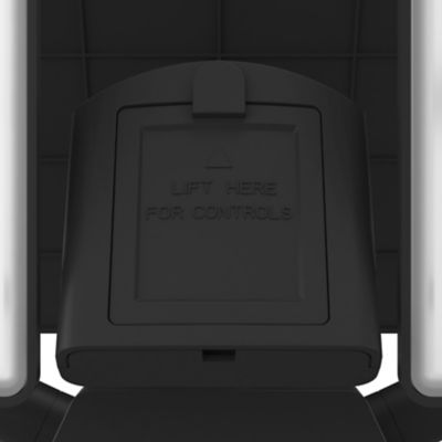 Projecteur solaire LED intégré à détection Davern 2x800lm IP65 noir GoodHome