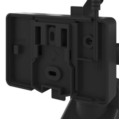 Projecteur solaire LED intégré à détection Davern 2x800lm IP65 noir GoodHome