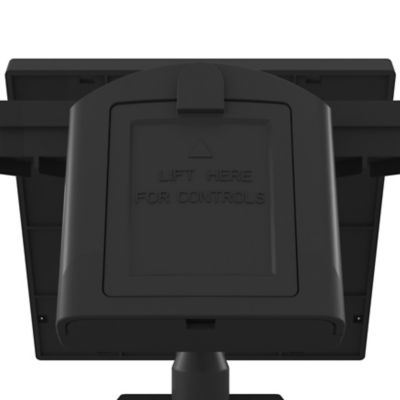 Projecteur solaire LED intégré à détection Davern 800lm IP65 noir GoodHome