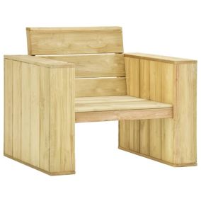 Prolenta Premium -  Chaises de jardin lot de 2 89x76x76 cm Bois de pin imprégné