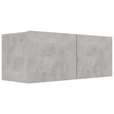 Prolenta Premium -  Ensemble de meubles TV 2 pcs Gris béton Bois d'ingénierie