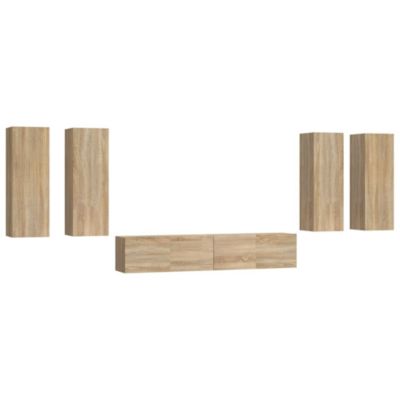 Prolenta Premium -  Ensemble de meubles TV 6 pcs Chêne sonoma Bois d'ingénierie