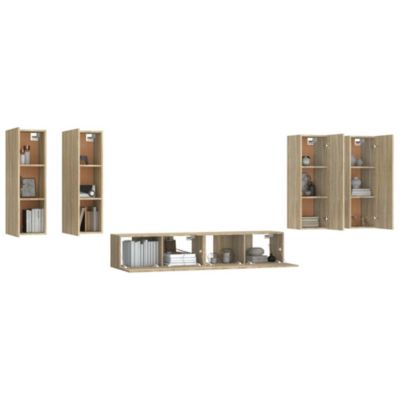 Prolenta Premium -  Ensemble de meubles TV 6 pcs Chêne sonoma Bois d'ingénierie