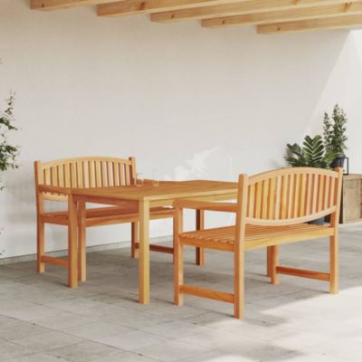 Prolenta Premium -  Ensemble à manger de jardin 3 pcs Bois de teck massif