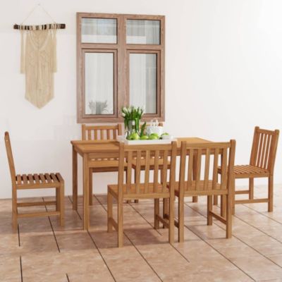Prolenta Premium -  Ensemble à manger de jardin 7 pcs Bois de teck solide