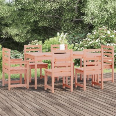 Prolenta Premium - Ensemble à manger de jardin 7 pcs bois massif Douglas
