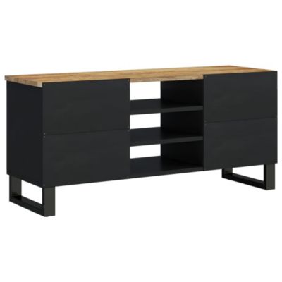 Prolenta Premium -  Meuble TV 100x33x46 cm bois de manguier et d'ingénierie
