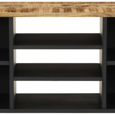 Prolenta Premium -  Meuble TV 100x33x46 cm bois de manguier et d'ingénierie
