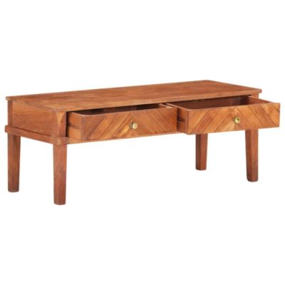 Prolenta Premium -  Meuble TV 110x40x41 cm Bois d'acacia massif