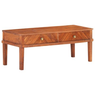 Prolenta Premium -  Meuble TV 110x40x41 cm Bois d'acacia massif