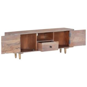 Prolenta Premium -  Meuble TV 118x30x40 cm Bois d'acacia massif