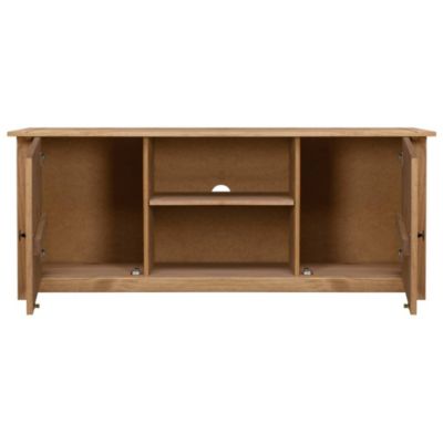Prolenta Premium -  Meuble TV 120x40x50 cm Bois de pin massif Gamme Panama
