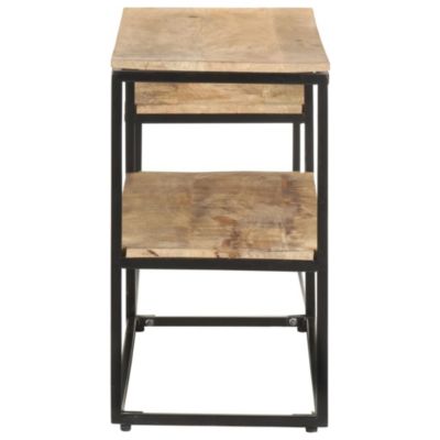 Prolenta Premium -  Meuble TV 180x30x50 cm Bois de manguier brut