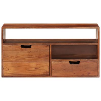Prolenta Premium -  Meuble TV 80x30x42 cm Bois d'acacia massif