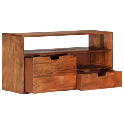 Prolenta Premium -  Meuble TV 80x30x42 cm Bois d'acacia massif