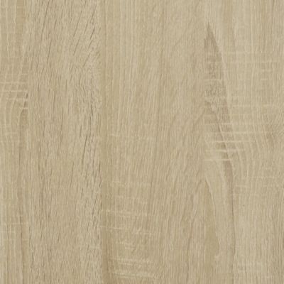 Prolenta Premium -  Meuble TV avec dessus en verre chêne sonoma bois d'ingénierie