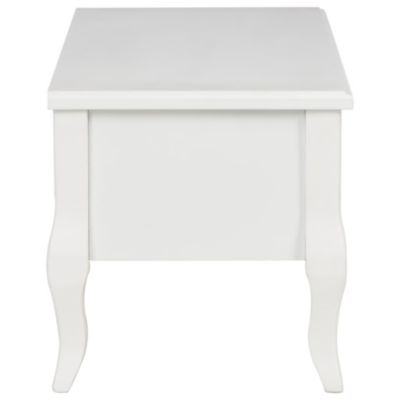 Prolenta Premium -  Meuble TV Blanc 100 x 35 x 35 cm Bois