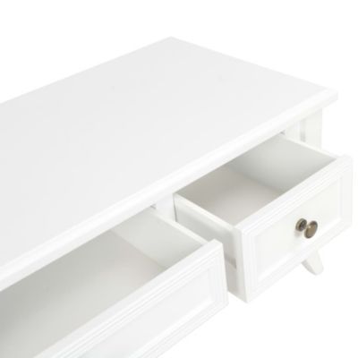 Prolenta Premium -  Meuble TV Blanc 100 x 35 x 35 cm Bois