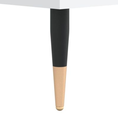 Prolenta Premium -  Meuble TV blanc 100x34,5x44,5 cm bois d'ingénierie