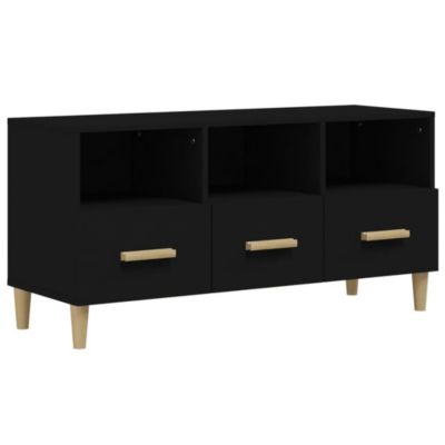 Prolenta Premium -  Meuble TV Blanc 102x36x50 cm Bois d'ingénierie