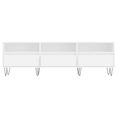 Prolenta Premium -  Meuble TV blanc 150x30x44,5 cm bois d'ingénierie