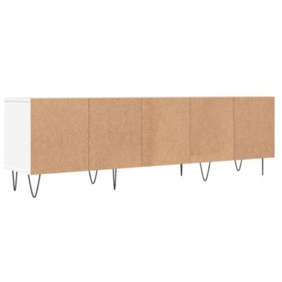 Prolenta Premium -  Meuble TV blanc 150x30x44,5 cm bois d'ingénierie