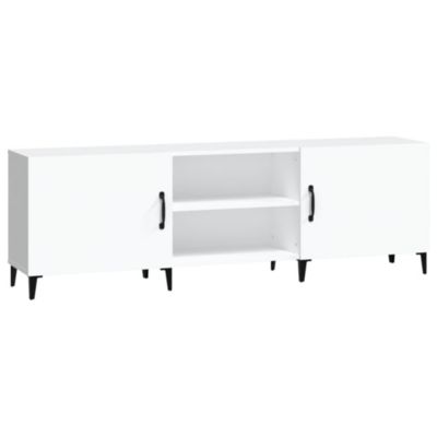 Prolenta Premium -  Meuble TV blanc 150x30x50 cm bois d'ingénierie