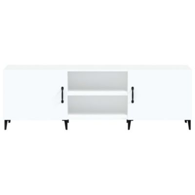Prolenta Premium -  Meuble TV blanc 150x30x50 cm bois d'ingénierie