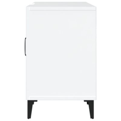 Prolenta Premium -  Meuble TV blanc 150x30x50 cm bois d'ingénierie