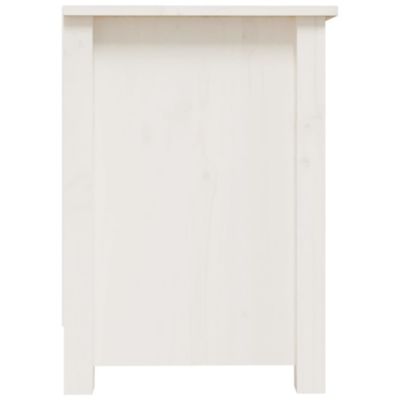 Prolenta Premium -  Meuble TV Blanc 70x36,5x52 cm Bois de pin massif
